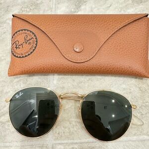 Ray-Ban Gold Frame Sunglasses Arista